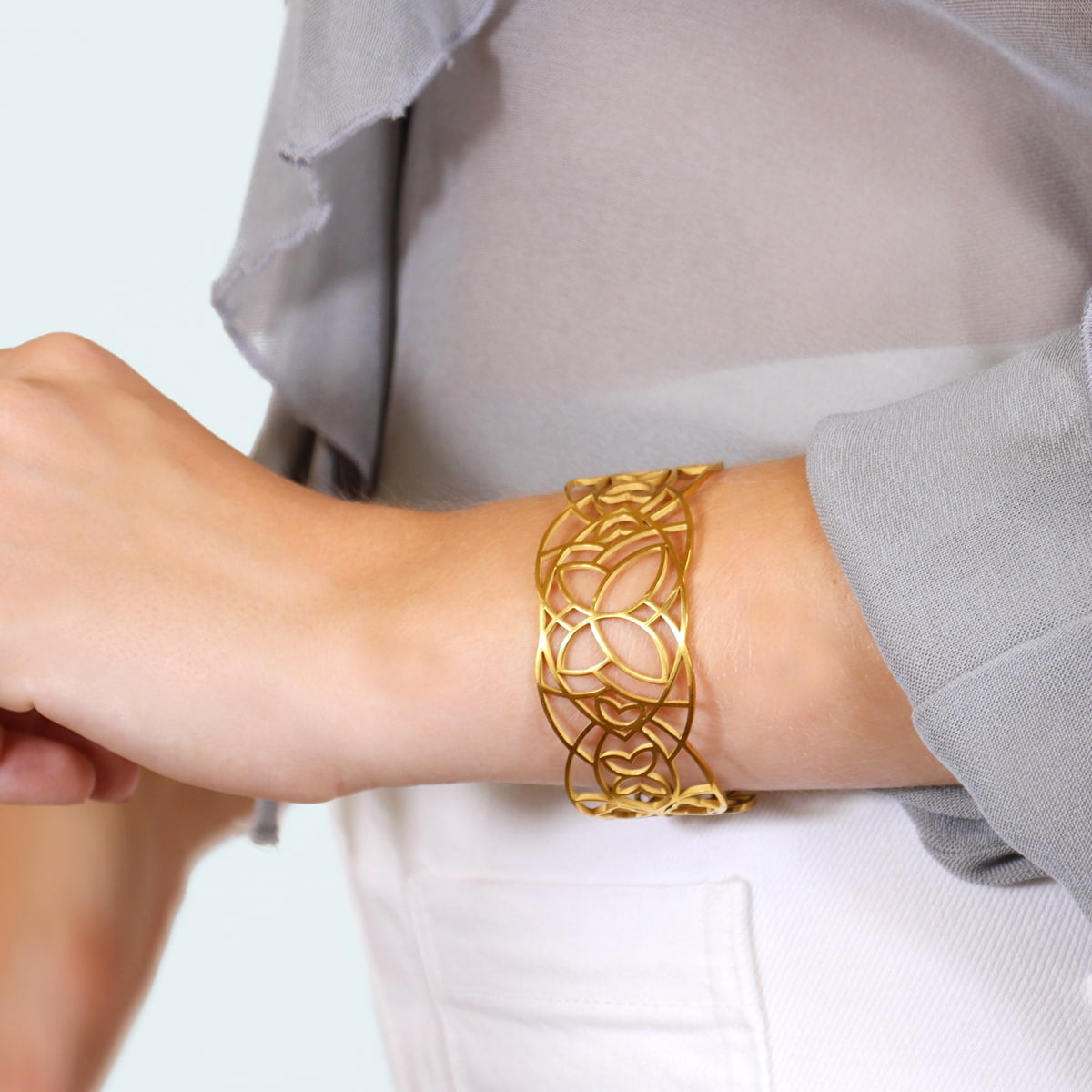 Pulsera Kaleia Flutter Dorado Anartxy