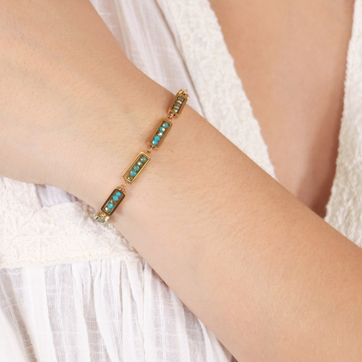 Pulsera Levity Dapple Turquesa Anartxy