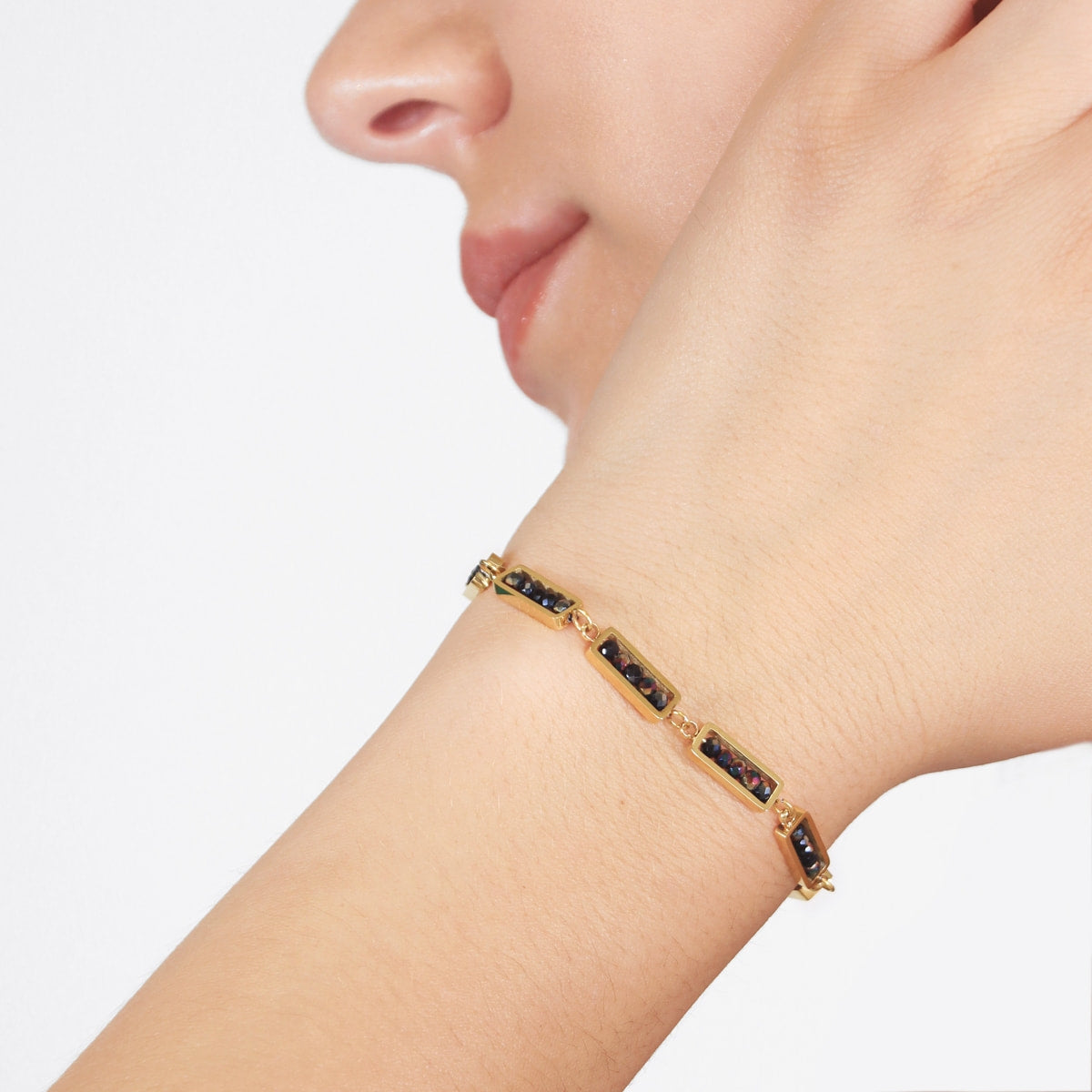 Pulsera Levity Dapple Negro Anartxy