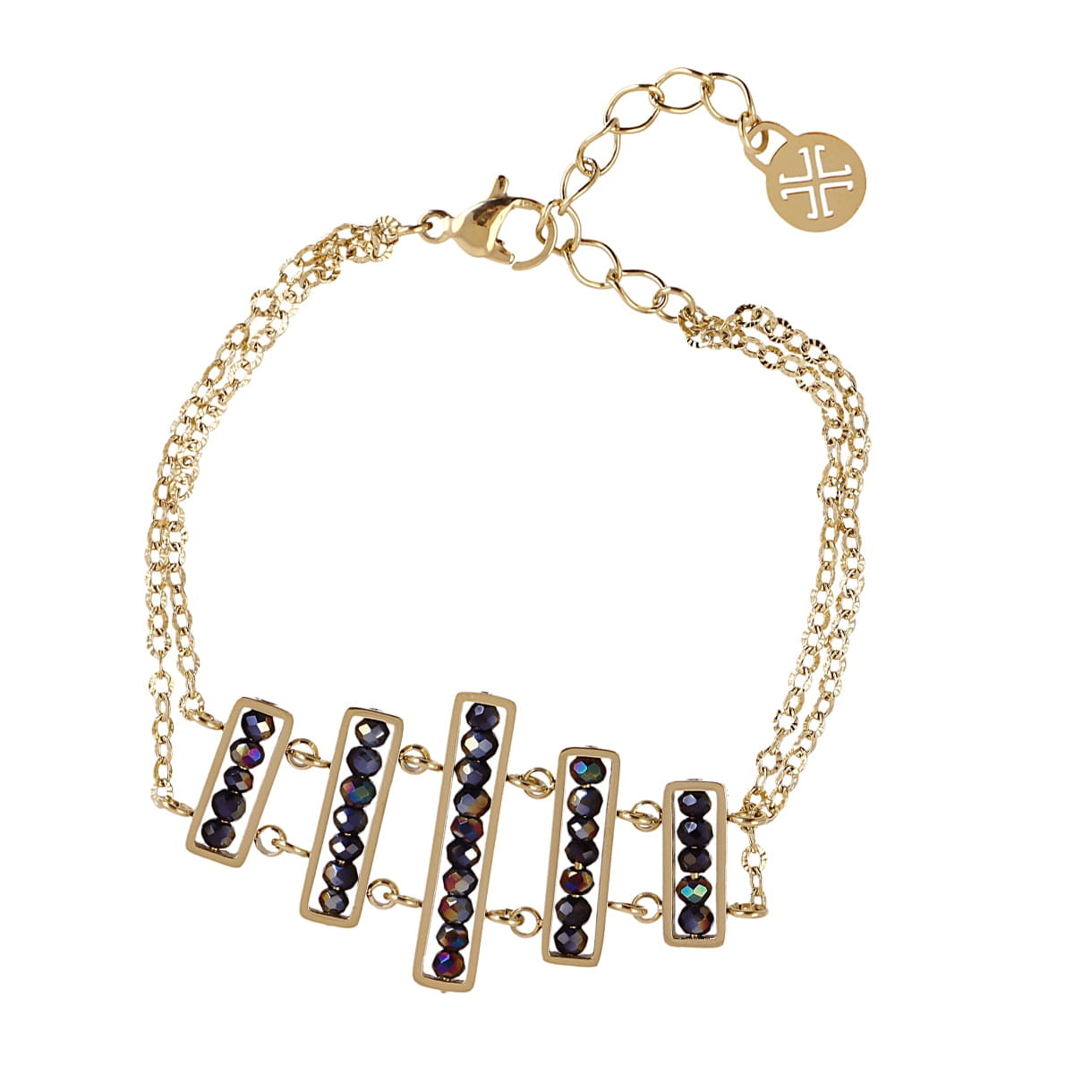 Pulsera Levity Glimmer Negro Anartxy