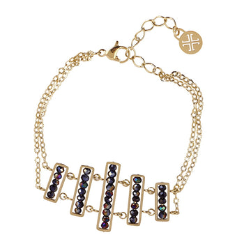 Pulsera Levity Glimmer Negro Anartxy