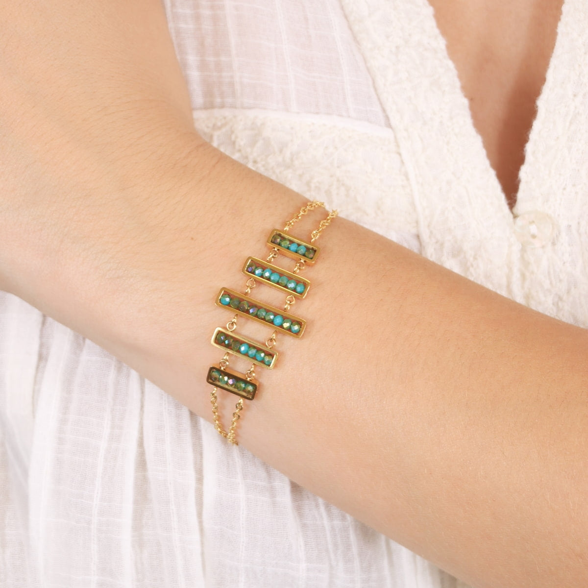 Pulsera Levity Glimmer Turquesa Anartxy