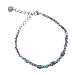 Pulsera Lucio Plateado Anartxy