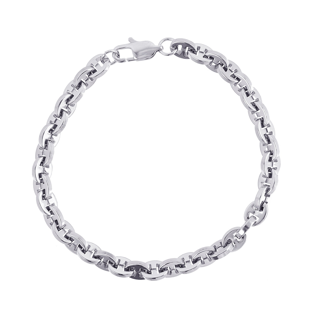 Pulsera Man Anvil Plateado Anartxy