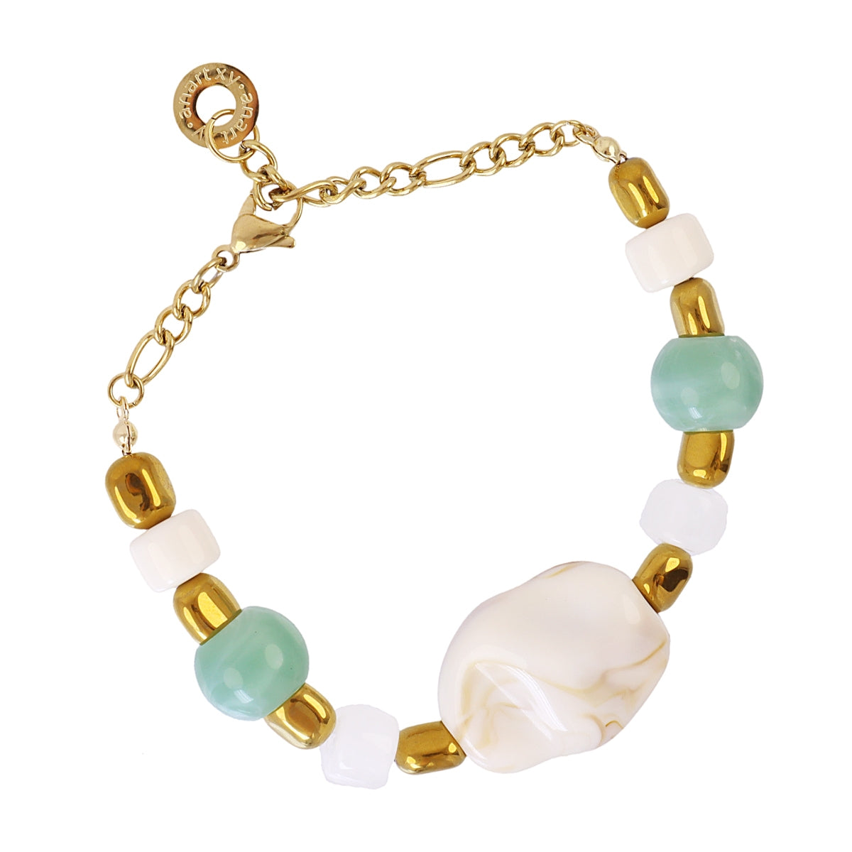 Pulsera Marbles Opali Turquesa Anartxy