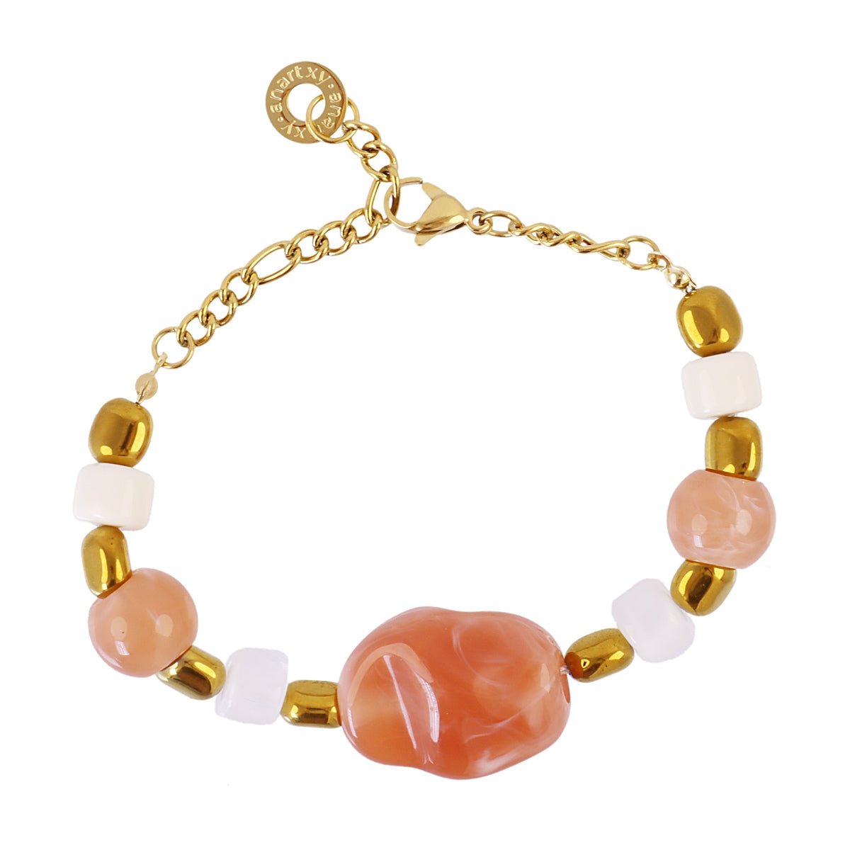 Pulsera Marbles Opali Rosa Anartxy