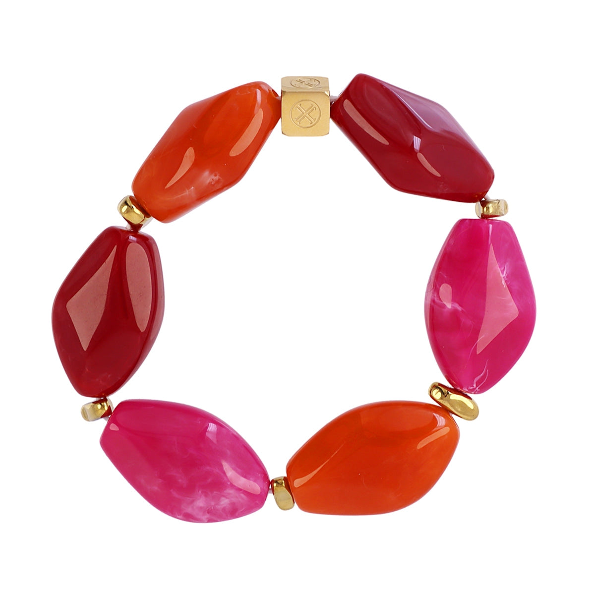 Pulsera Marbles Petryl Rojo Anartxy