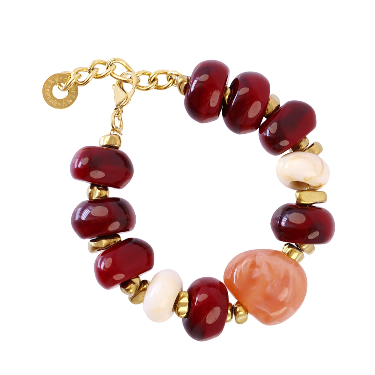 Pulsera Marbles Soul Rosa Anartxy