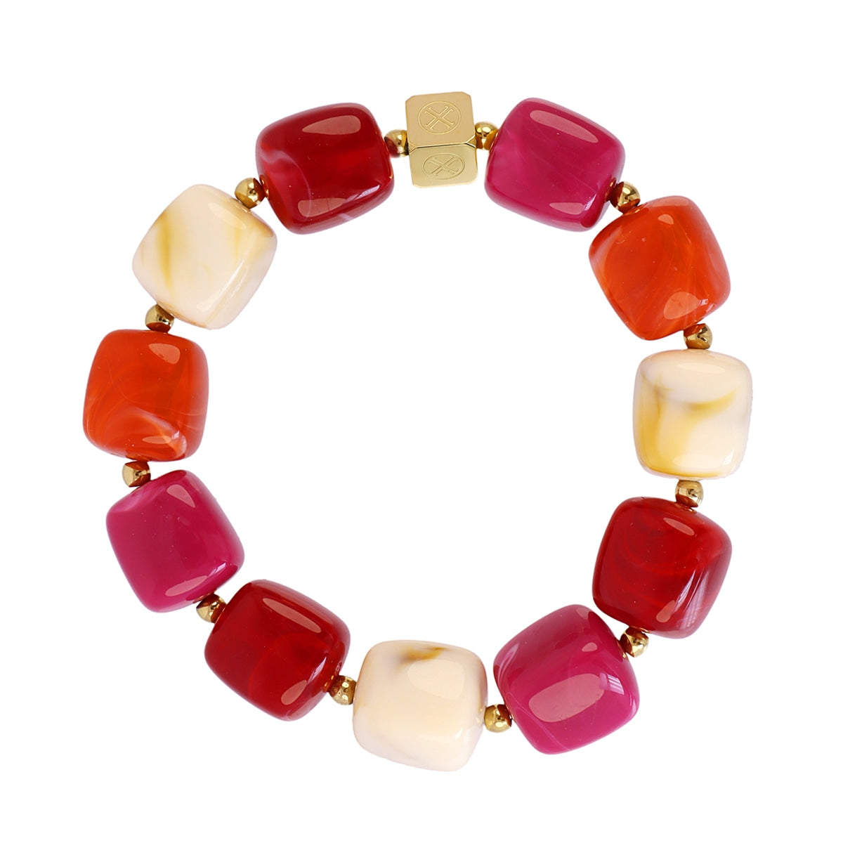 Pulsera Marbles Veina Rojo Anartxy