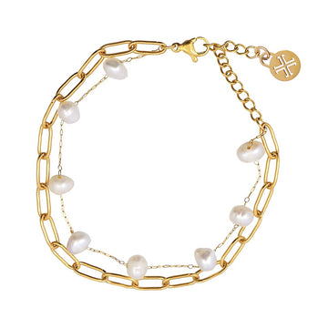 Pulsera Tide Breeze Dorado Anartxy