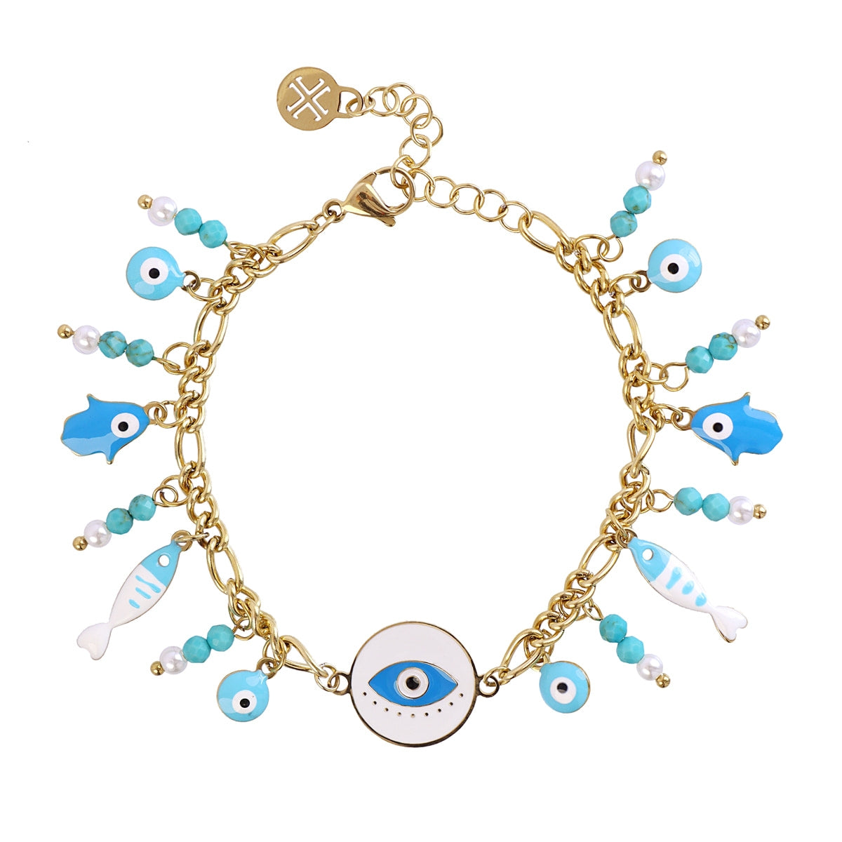 Pulsera Mati Nazar Turquesa Anartxy