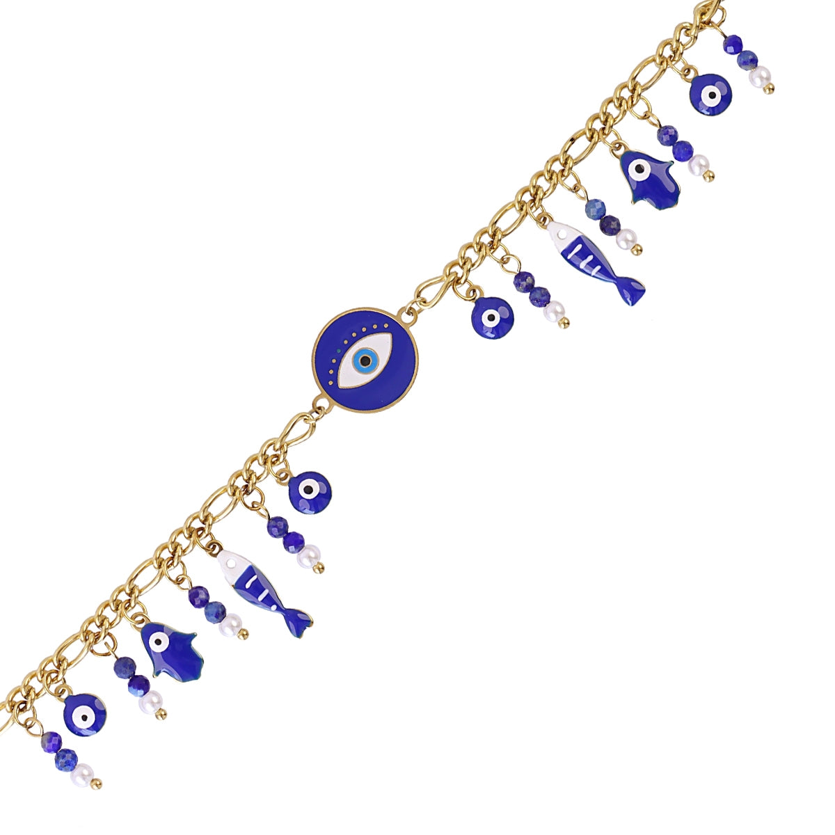 Pulsera Mati Nazar Azul Anartxy