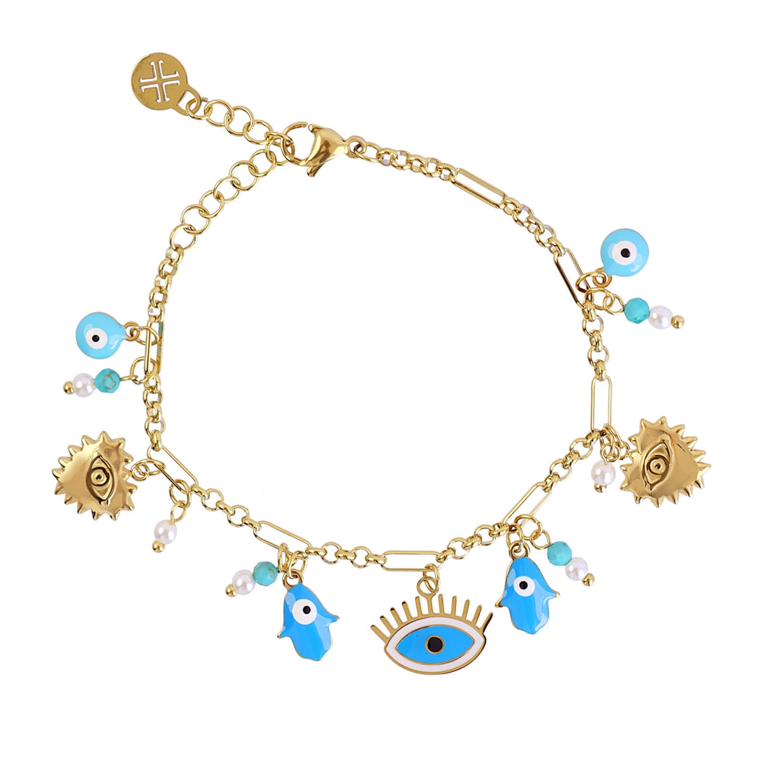 Pulsera Mati Sera Dorado Anartxy