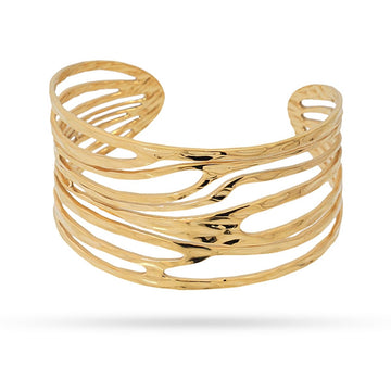 Pulsera Waves Multitwist Dorado Anartxy