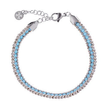 Pulsera Mesh Turquesa Anartxy