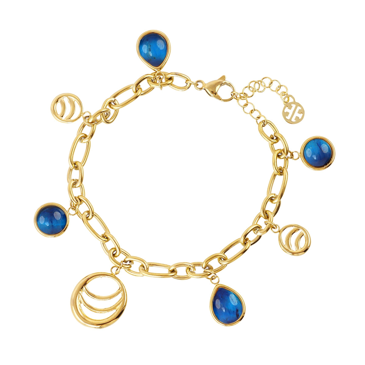 Pulsera Mirage charms Azul Anartxy