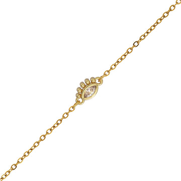 Pulsera Charming Eye Dorado Anartxy