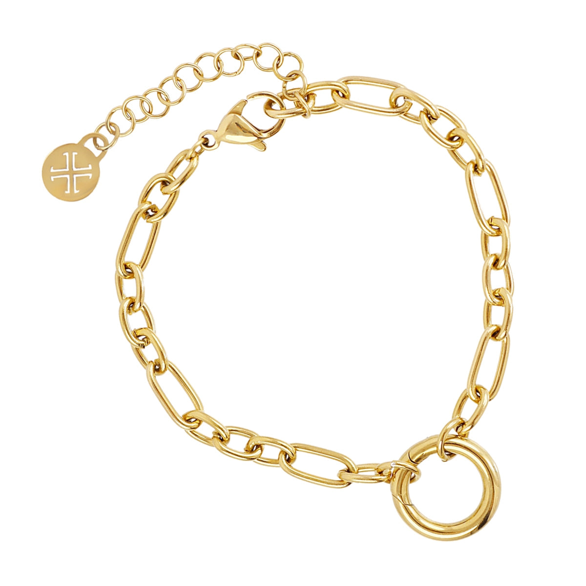 Pulsera personalizable eslabones Dorado Anartxy