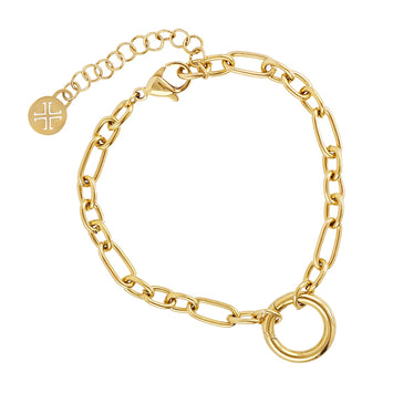 Pulsera personalizable eslabones Dorado Anartxy