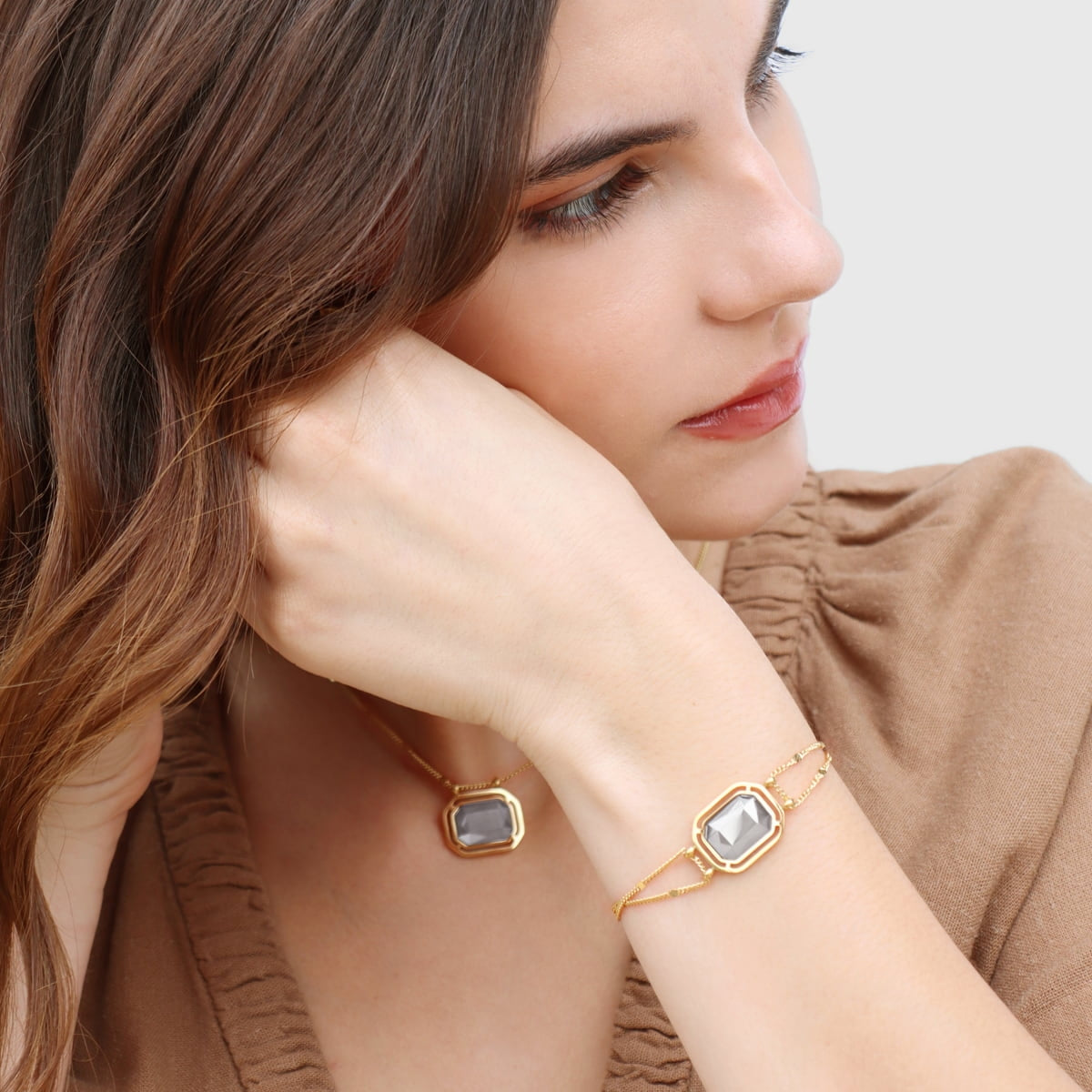 Pulsera Pixels Flarelle Gris Anartxy
