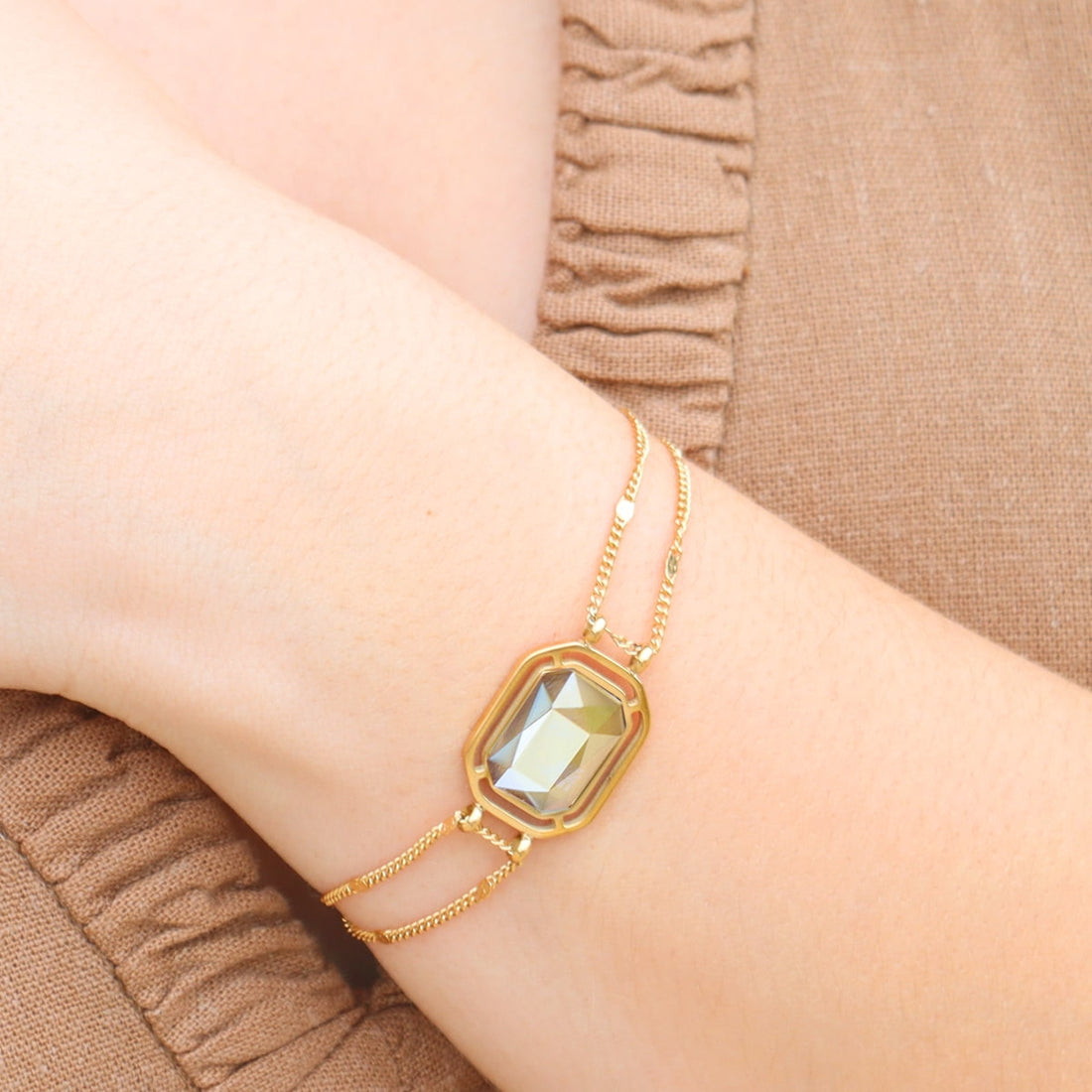 Pulsera Pixels Flarelle Amarillo Anartxy