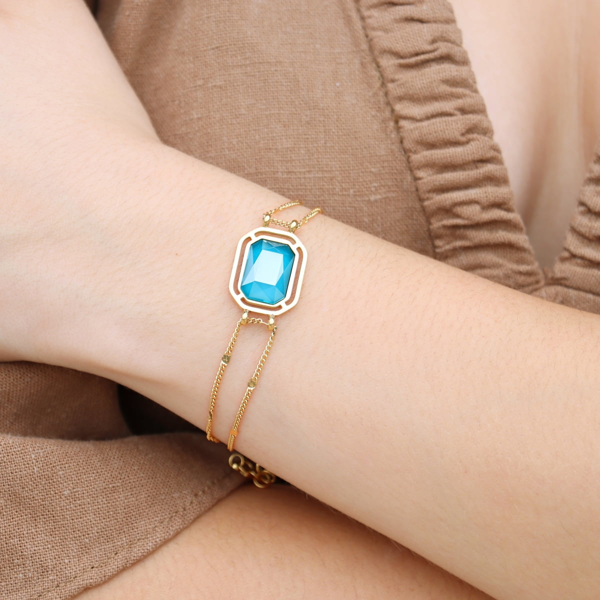Pulsera Pixels Flarelle Azul Anartxy