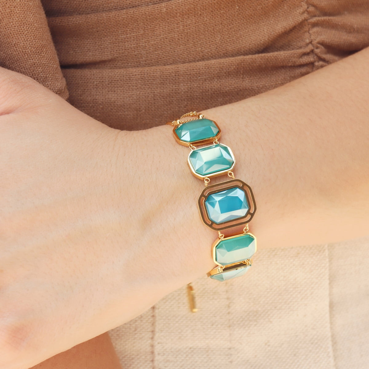 Pulsera Pixels Lunitha Azul Anartxy