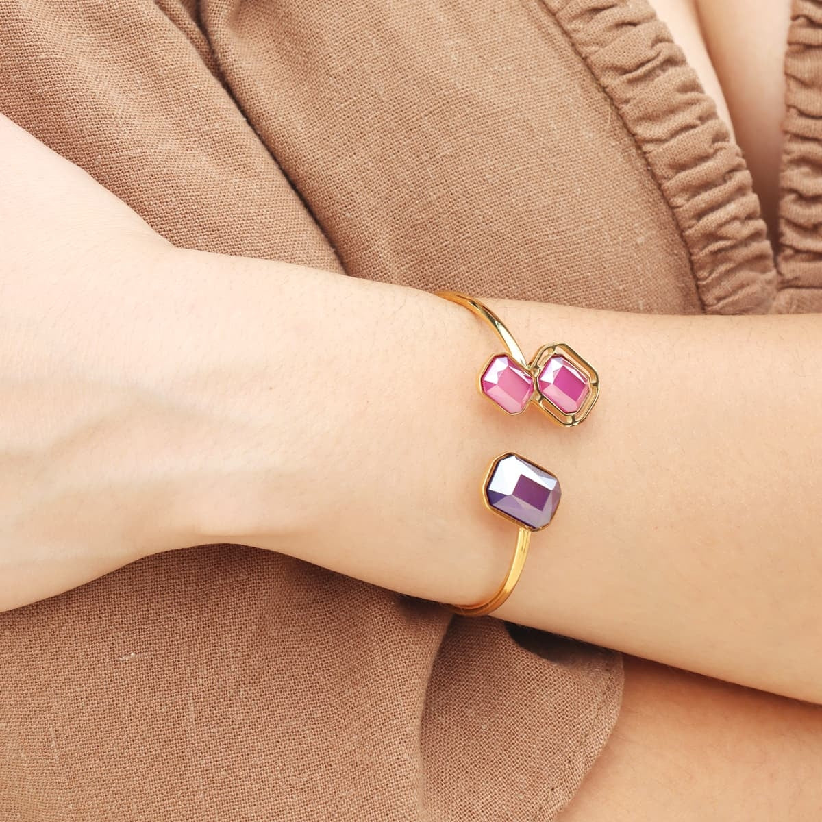 Pulsera Pixels Solesse Rosa Anartxy