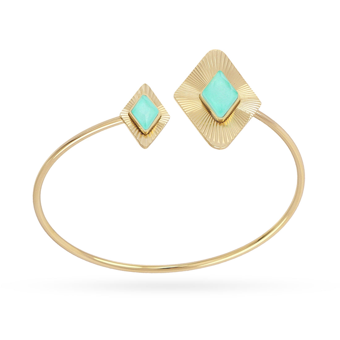 Pulsera Prisma Angled Verde Anartxy