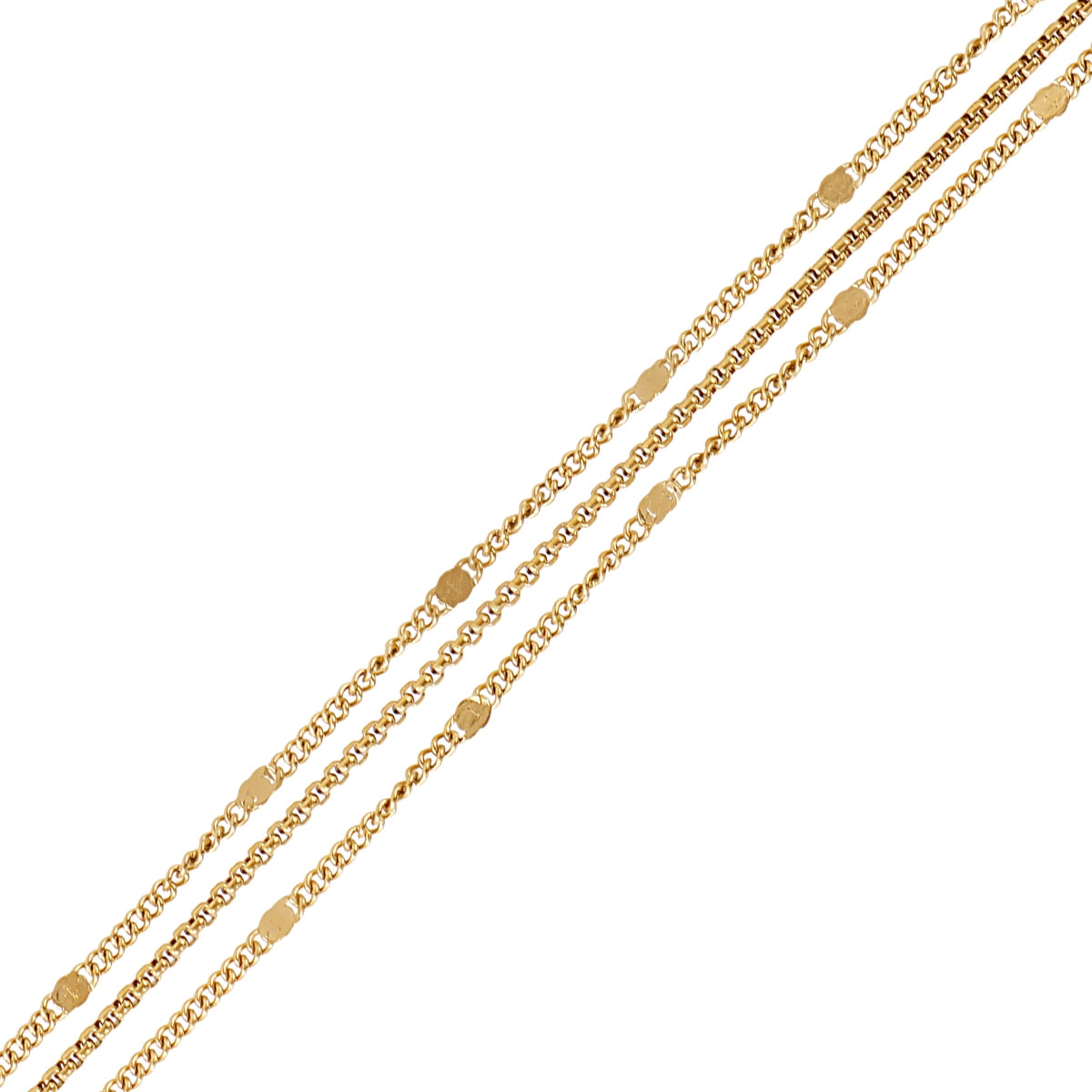 Pulsera Rainfall Crimson Dorado Anartxy