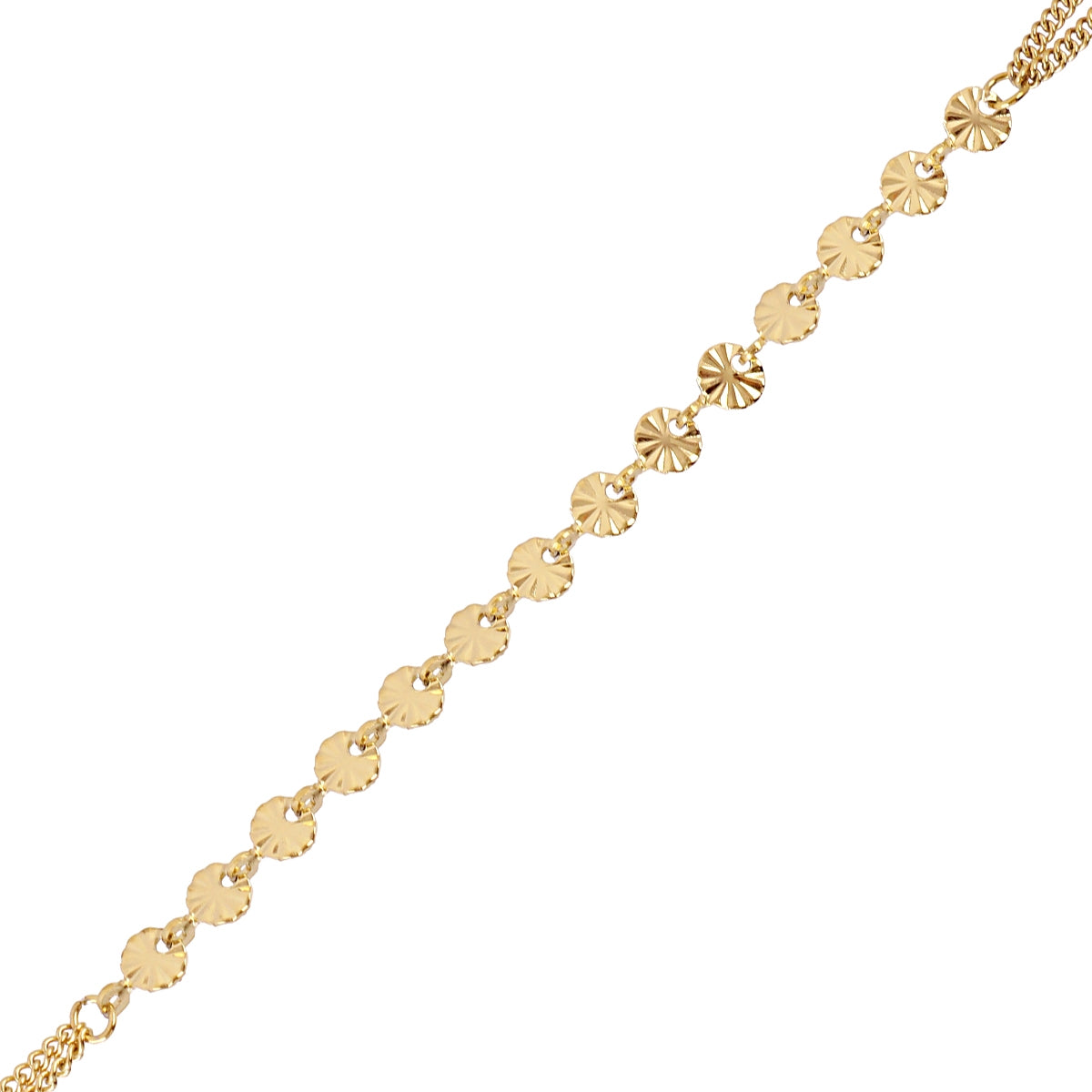 Pulsera Rainfall Goldia Dorado Anartxy