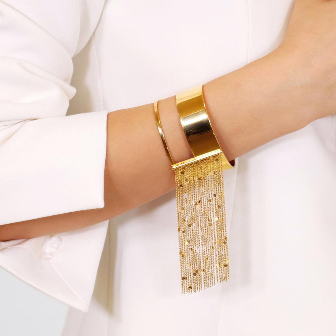 Pulsera Rainfall Nimara Dorado Anartxy