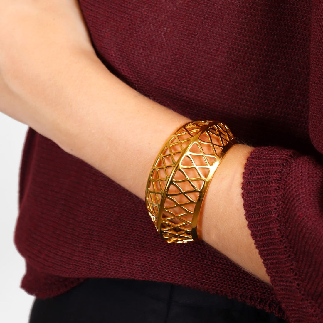 Pulsera Senses Tangle Dorado Anartxy