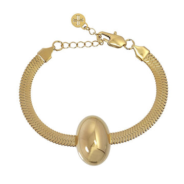 Pulsera Serrilda Dorado Anartxy
