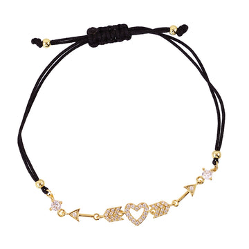 Pulsera Shine Amoura Dorado Anartxy