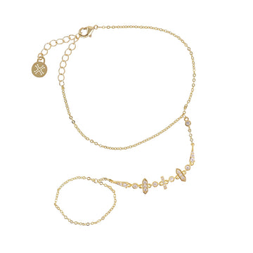 Pulsera Shine Aria Dorado Anartxy