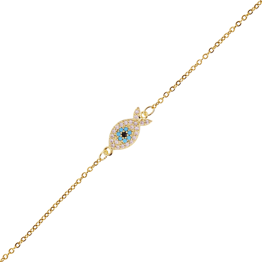 Pulsera Shine Infinite Dorado Anartxy