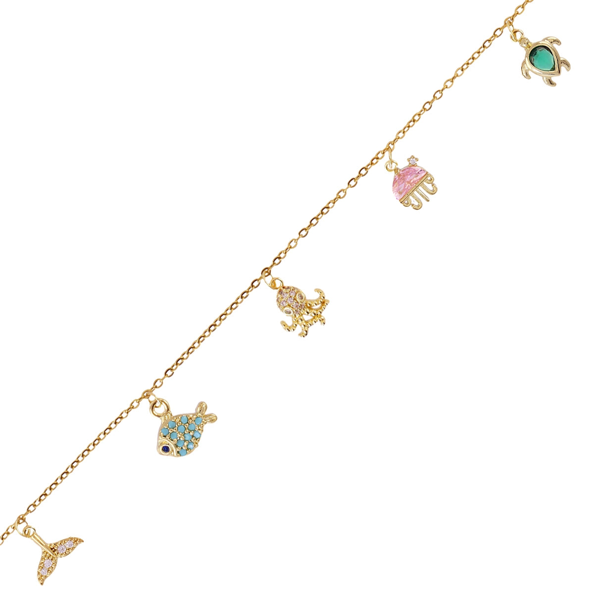 Pulsera Shine Swell Dorado Anartxy