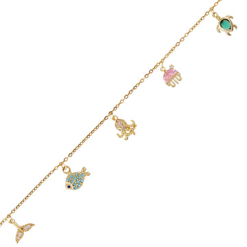 Pulsera Shine Swell Dorado Anartxy