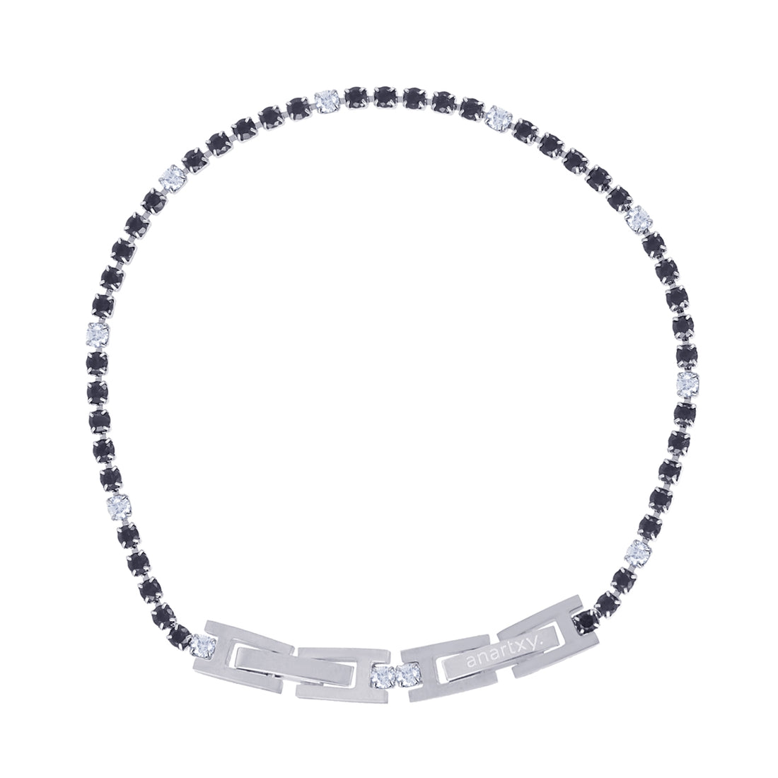 Pulsera Sparkle Flash Negro Anartxy