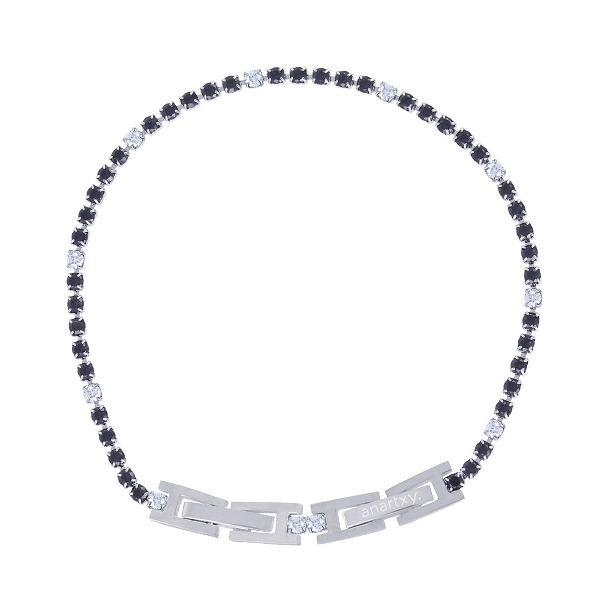 Pulsera Sparkle Flash Negro Anartxy