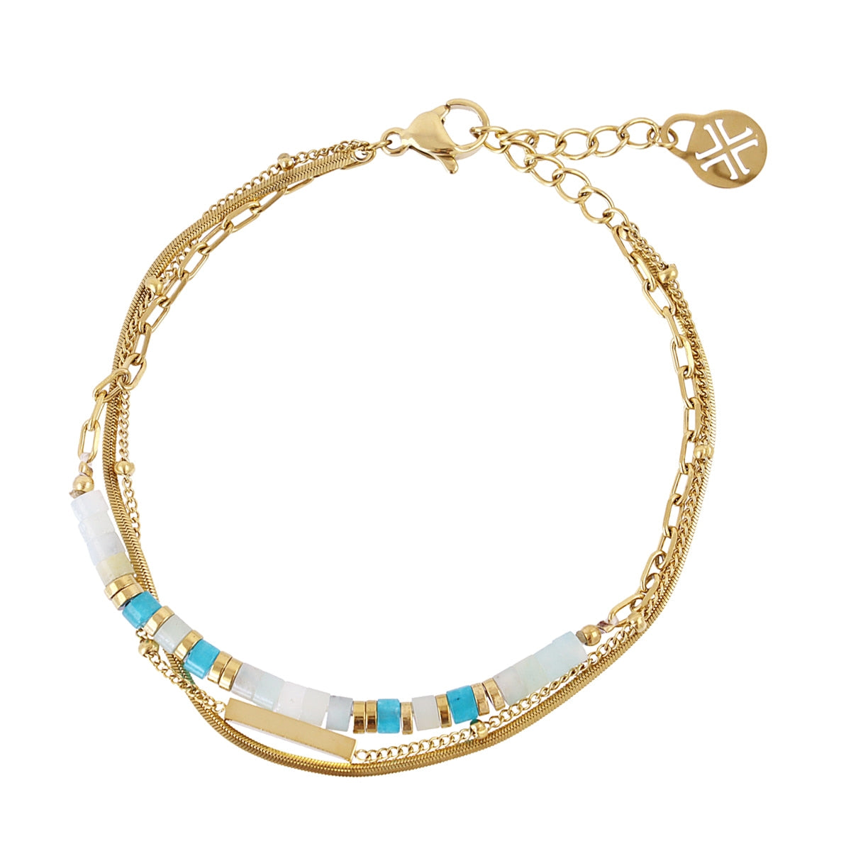 Pulsera Spirit Bloomy Turquesa Anartxy
