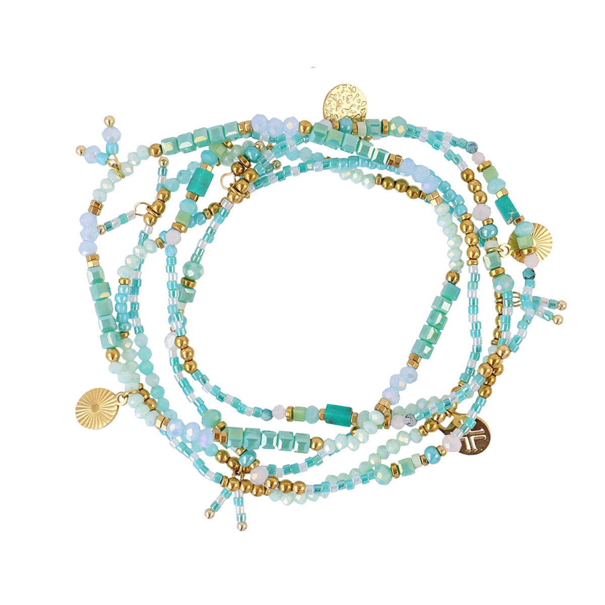 Pulsera Spirit Cheek Turquesa Anartxy