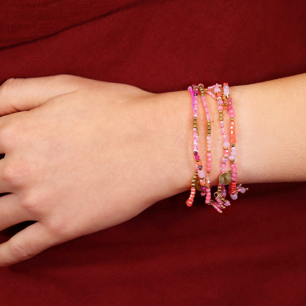 Pulsera Spirit Cheek Rosa Anartxy