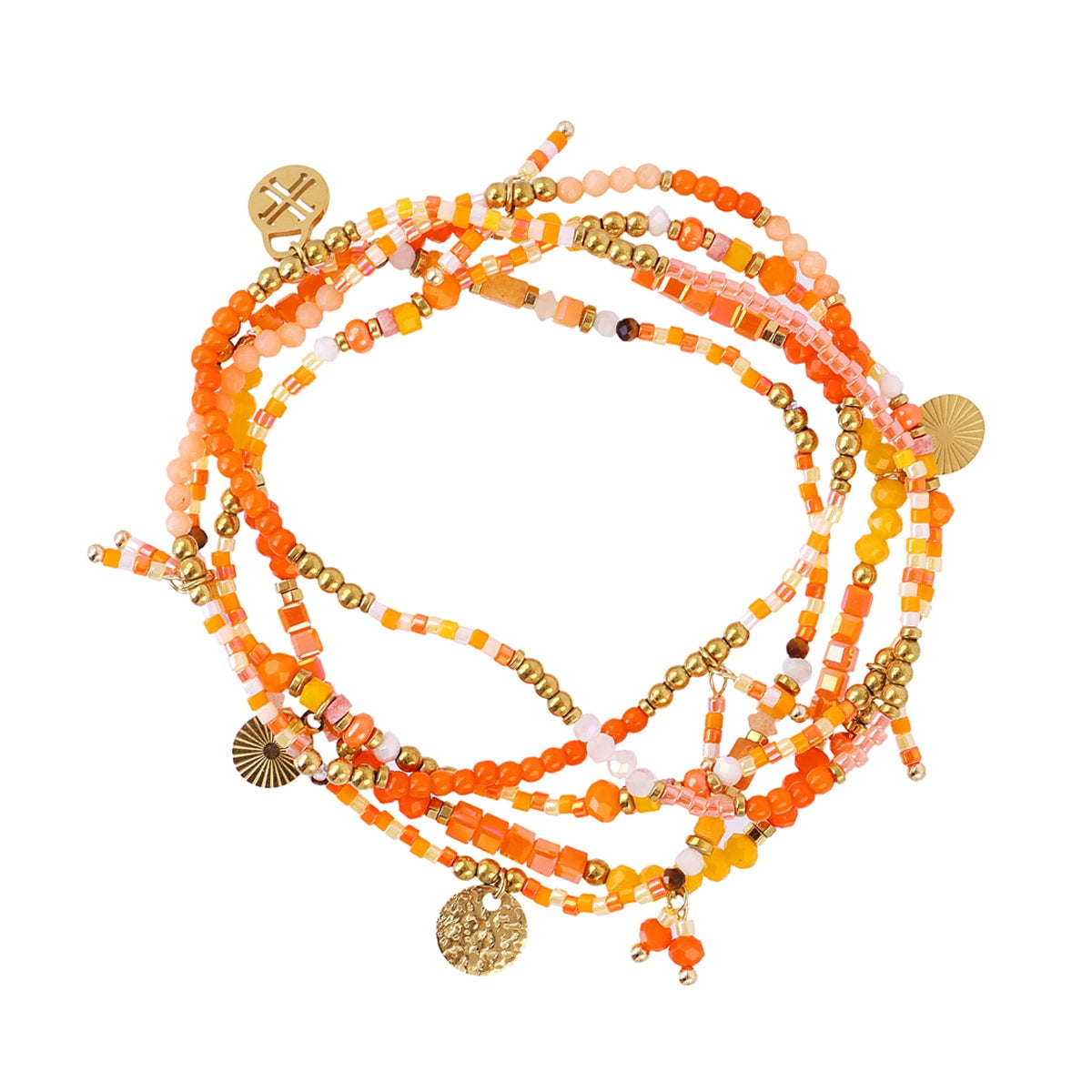 Pulsera Spirit Cheek Naranja Anartxy