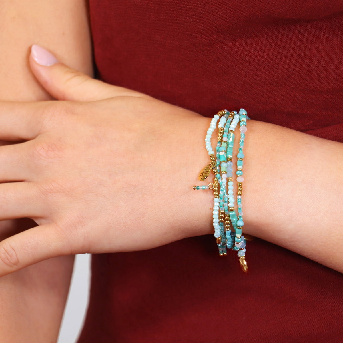 Pulsera Spirit Cheek Turquesa Anartxy