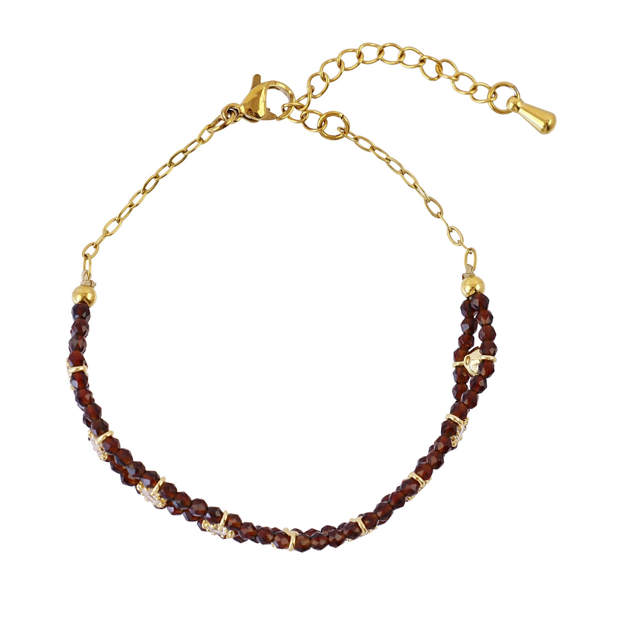 Pulsera Spirit doble hilo multicolor Café Anartxy