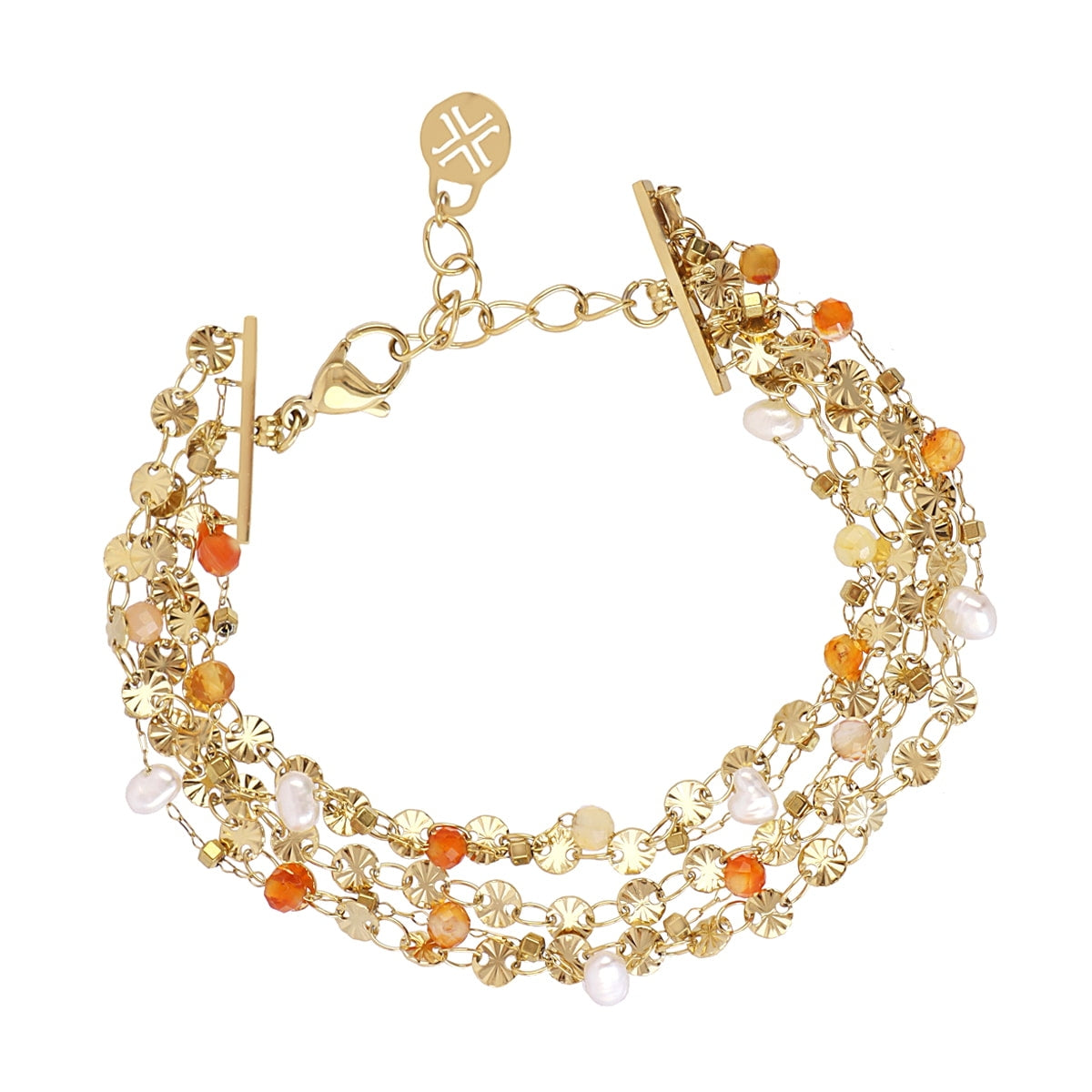 Pulsera Spirit Elowen Naranja Anartxy