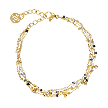 Pulsera Spirit Glossy Negro Anartxy