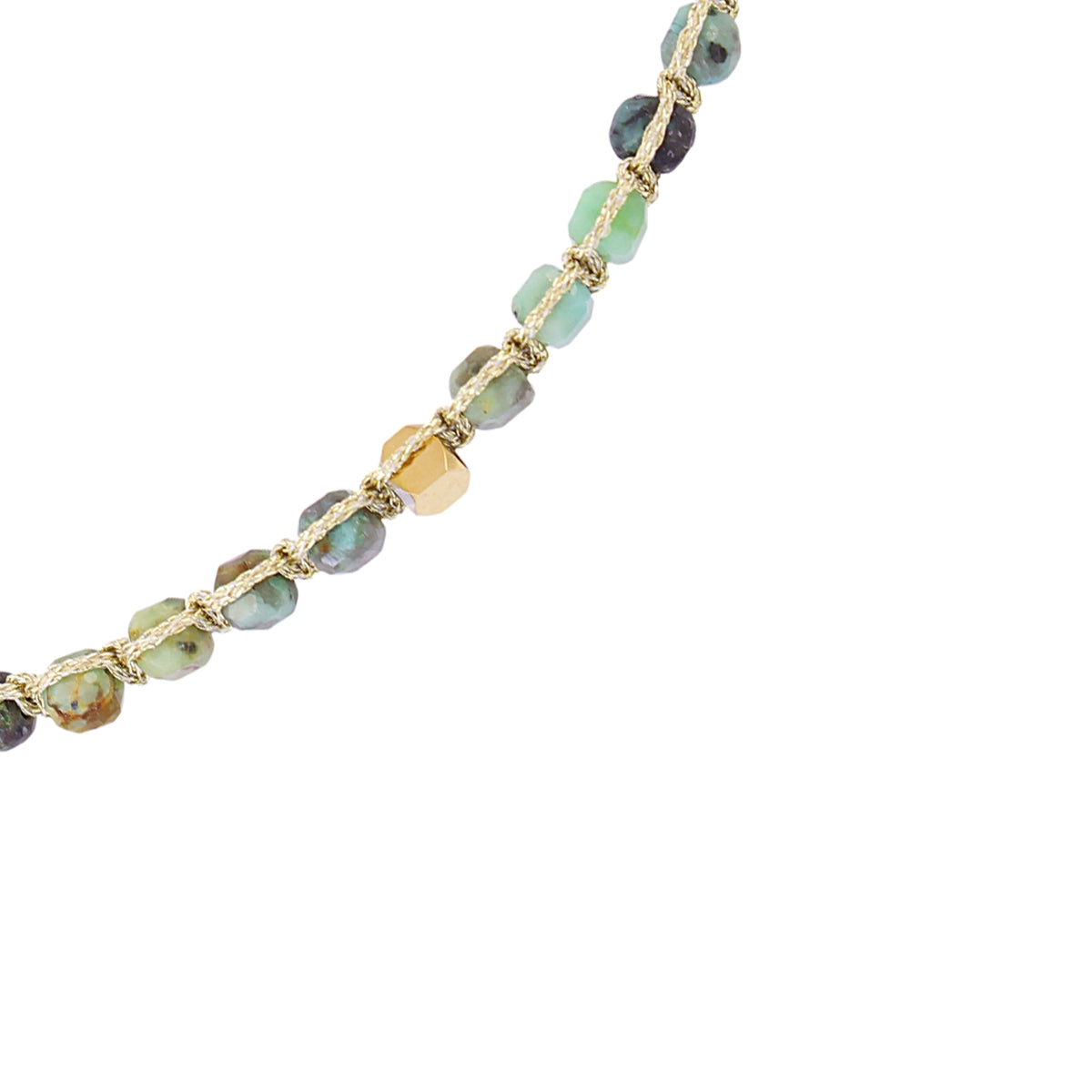 Pulsera Spirit hilo ajustable de colores Verde Anartxy
